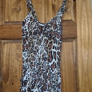 Leopard print tank